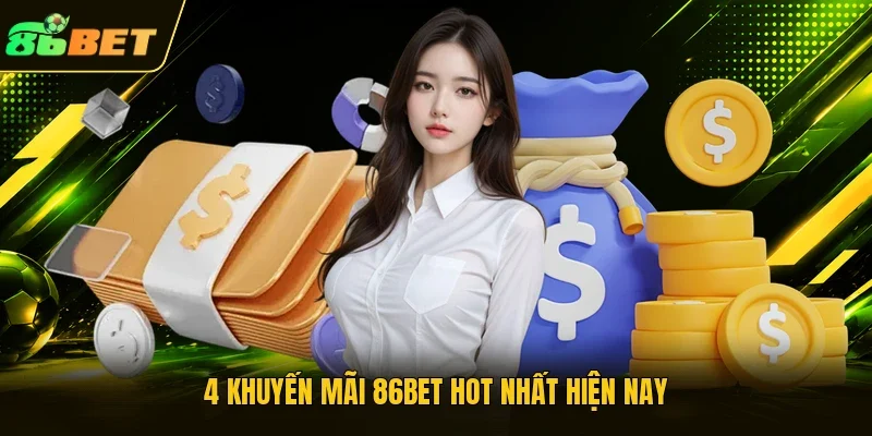 4 khuyến mãi 86BET hot nhất hiện nay