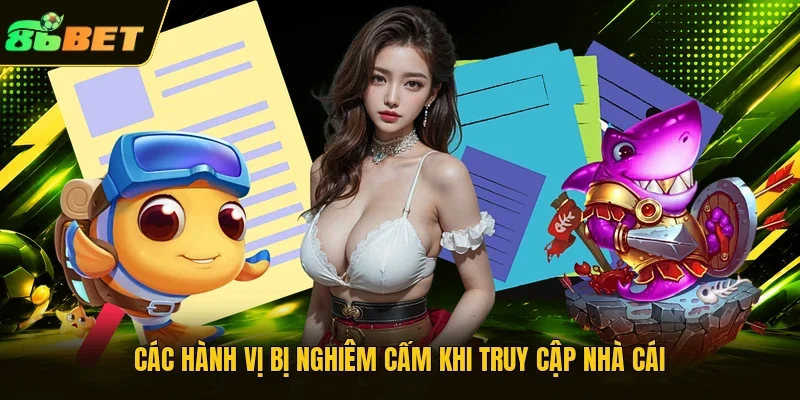 Các hành vị bị nghiêm cấm khi truy cập nhà cái