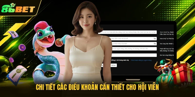 Chi tiết các điều khoản cần thiết cho hội viên