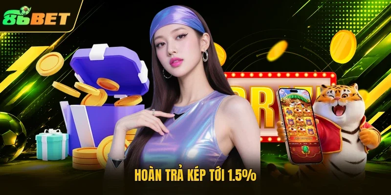 Hoàn trả kép tới 1.5%