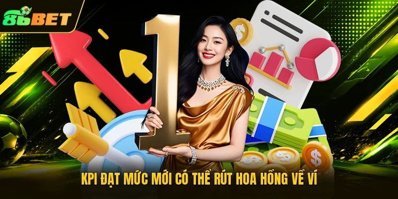 KPI đạt mức mới có thể rút hoa hồng về ví